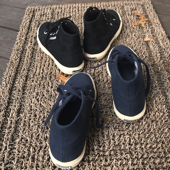 2 PAIR Superga HIGHTOPS - Picture 2 of 7